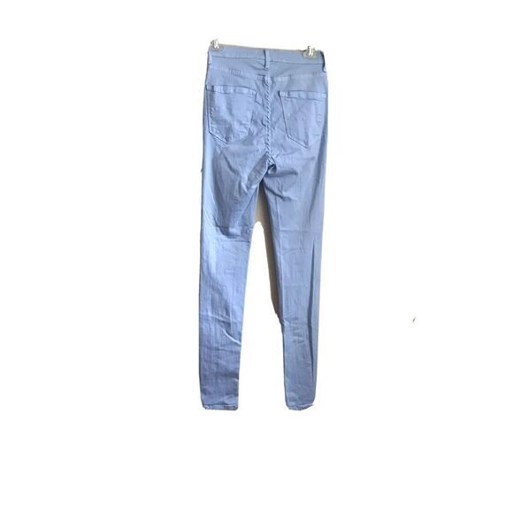 Vibrant‎ MIU Jeans Distressed Light Blue Skinny Legs High Rise Size 11 - Picture 2 of 9